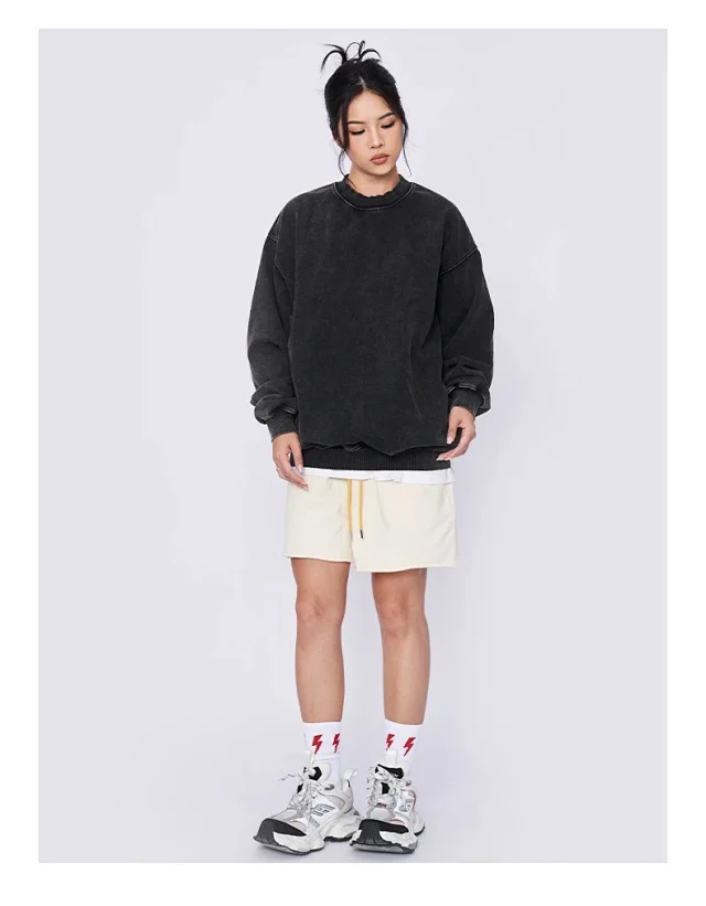 RFSD Men's 2025 FW Streetwear Crewneck Sweatshirt Detail
