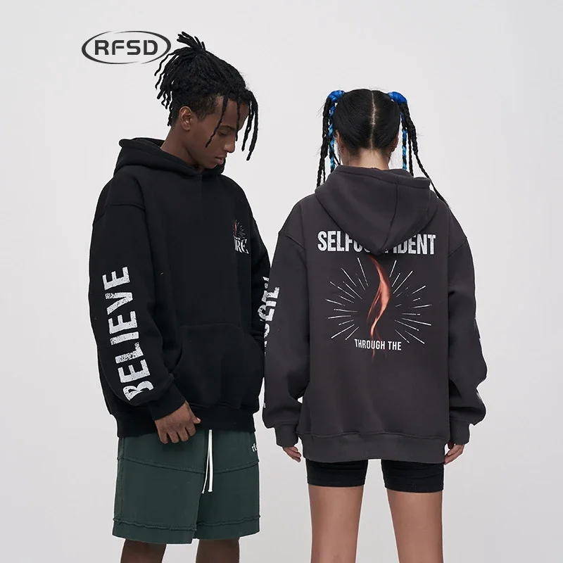 RFSD Men's 2025 Autumn New Loose Hoodie