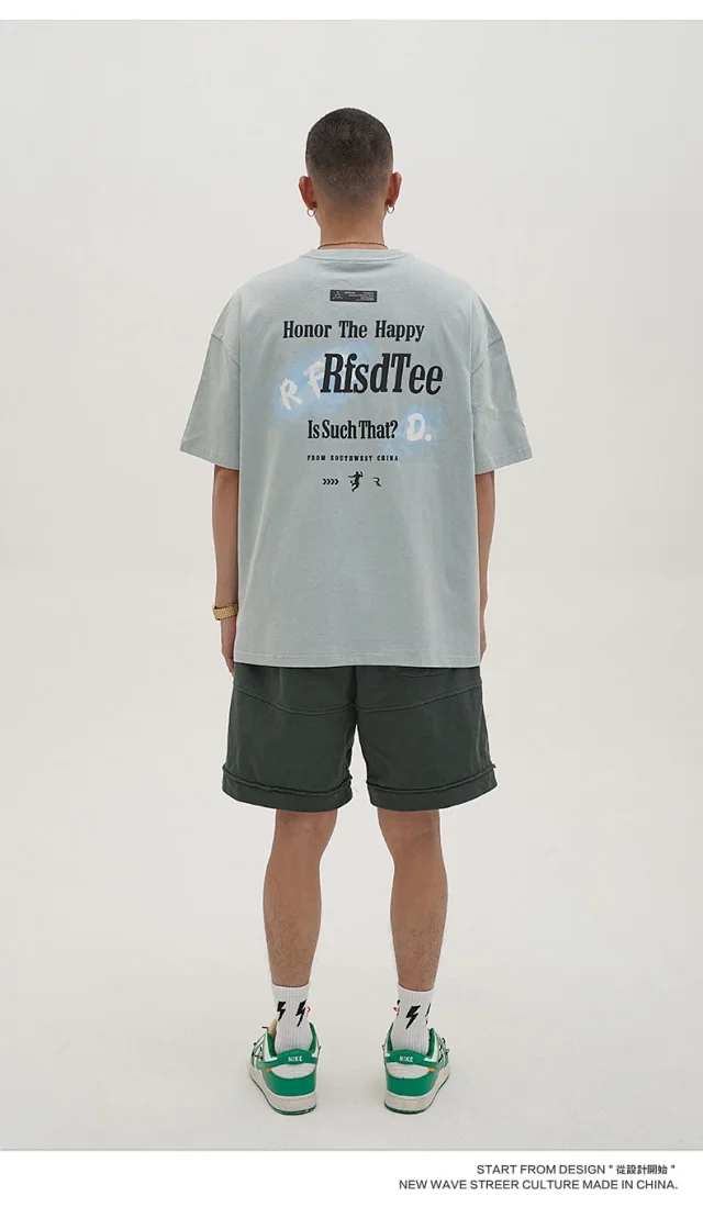 RFSD Men's 2025 Summer Loose Streetwear T - Shirt Detail