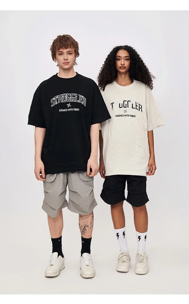 RFSD Men's 2025 Summer Vintage Patchwork T-shirt Detail