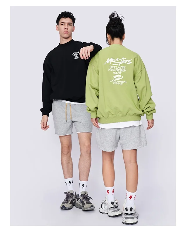 RFSD Men's 2025 AW Oversized Streetwear Crewneck Detail