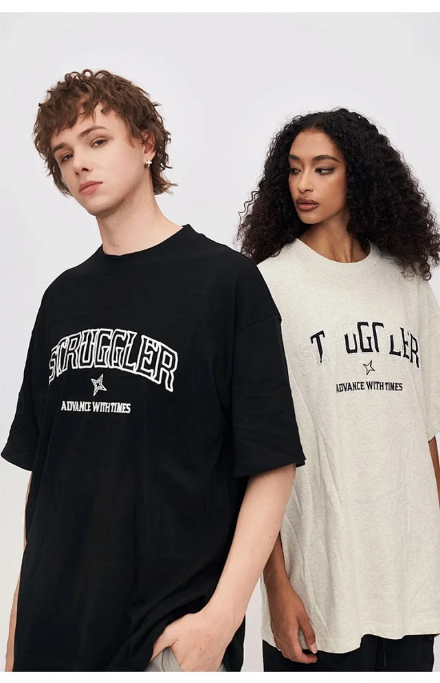 RFSD Men's 2025 Summer Vintage Patchwork T-shirt Detail