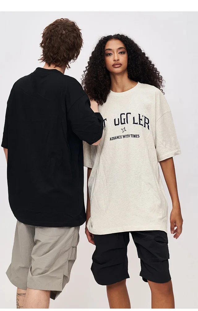 RFSD Men's 2025 Summer Vintage Patchwork T-shirt Detail