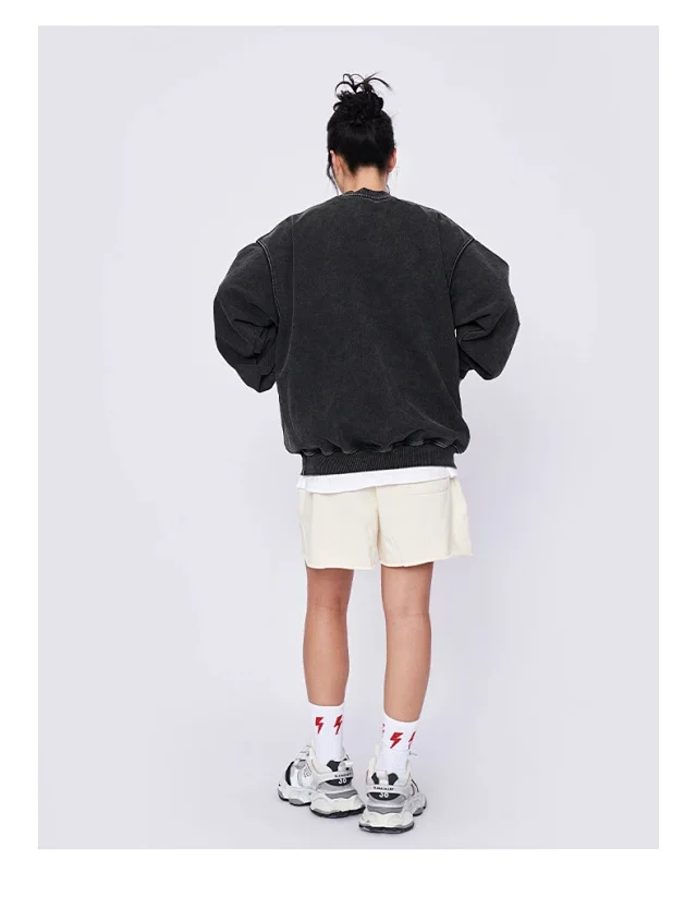 RFSD Men's 2025 FW Streetwear Crewneck Sweatshirt Detail