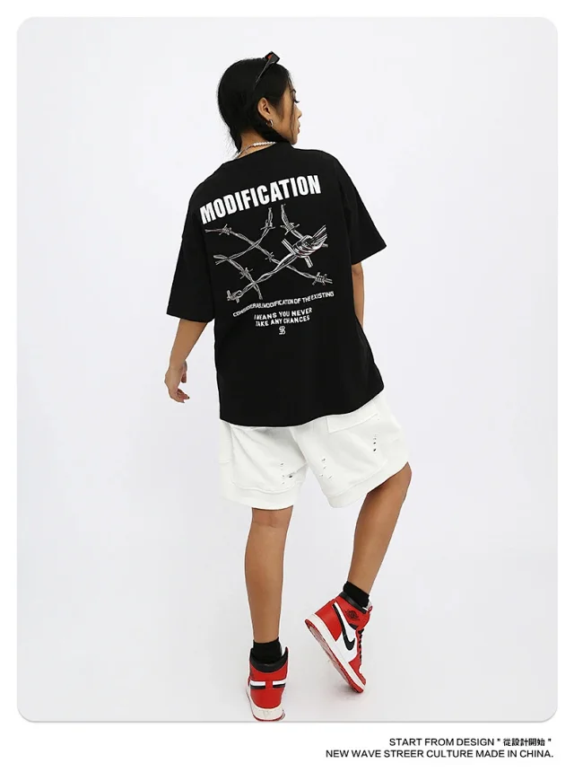 RFSD Men's | 2025 Summer New Original Thorn Print Tee Detail
