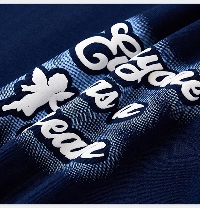 RFSD Men's | 230g Combed Cotton T-shirt 2025 Spring/Summer New Loose Printed Letter Short Sleeve Detail