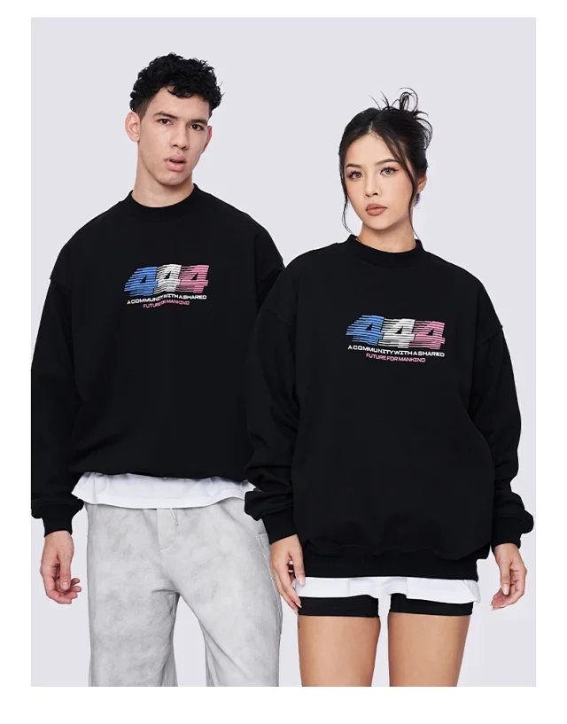 RFSD Men's 2025 Fall/Winter New Printed Crewneck Sweatshirt Detail