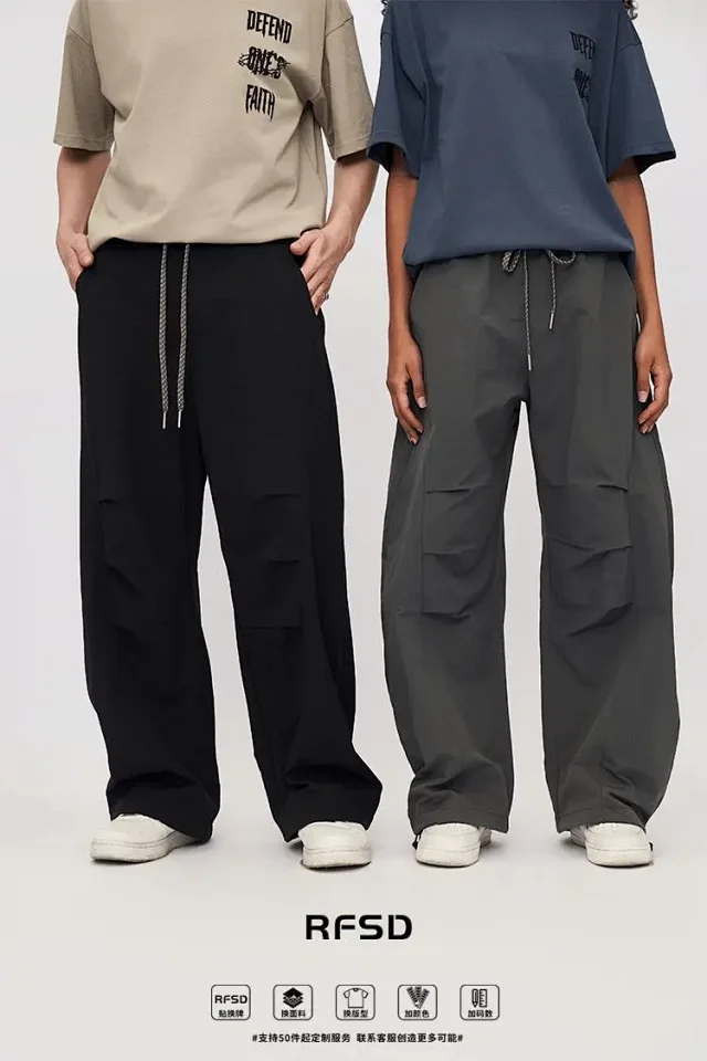 RFSD Men's | 2025 New Pleated Straight Trousers Detail