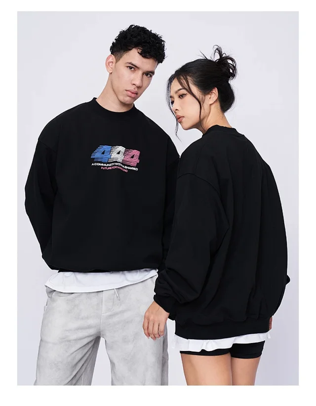 RFSD Men's 2025 Fall/Winter New Printed Crewneck Sweatshirt Detail