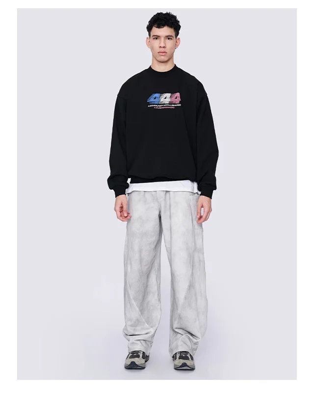 RFSD Men's 2025 Fall/Winter New Printed Crewneck Sweatshirt Detail