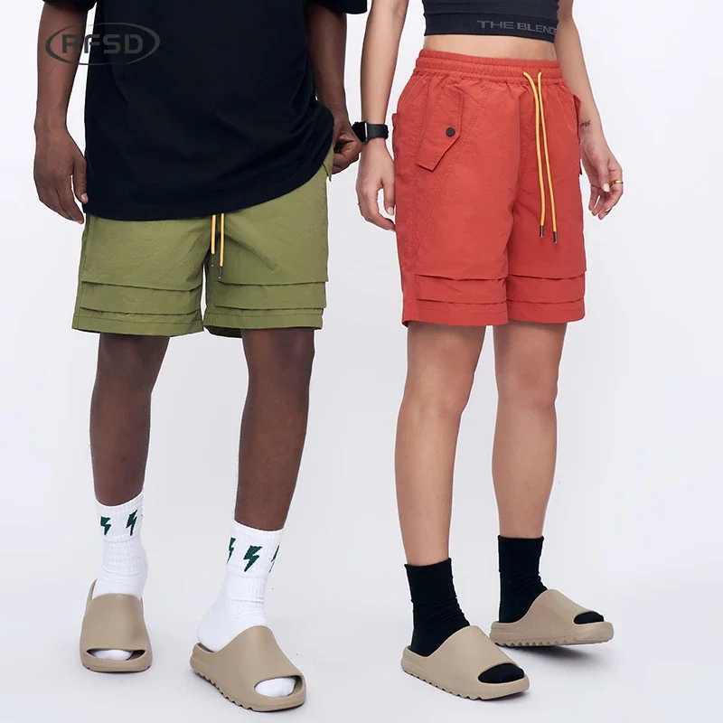 RFSD Men's | 2025 SS New Pleated Thin Pocket Utility Shorts