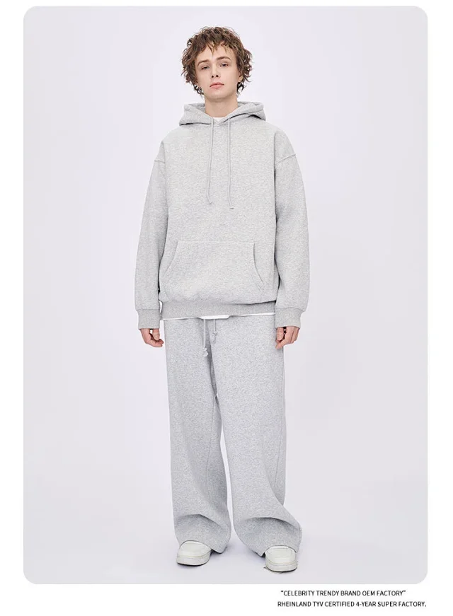 RFSD Men's | 2025 A/W New European and American Cross - Border Trendy Brand Solid - color Wide - leg Pants Detail