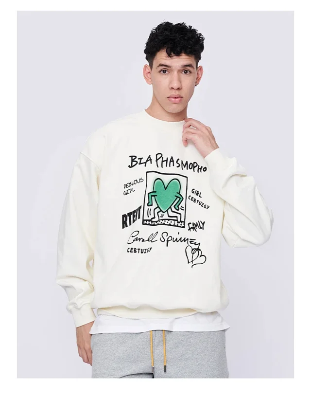 RFSD Men's | 2025 Autumn/Winter Loose Basic Sports Pullover Detail