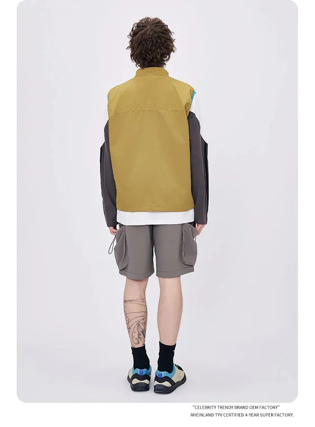 RFSD Men's | 2025 Spring/Summer Techwear Contrast Zip Vest Detail