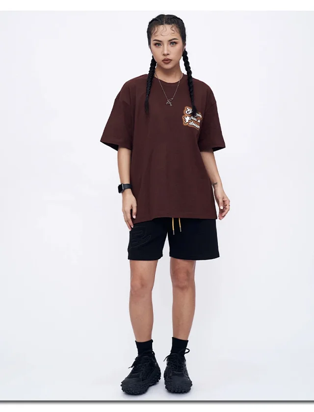 RFSD Men's | 230g Combed Cotton T-shirt 2025 Spring/Summer New Loose Printed Letter Short Sleeve Detail