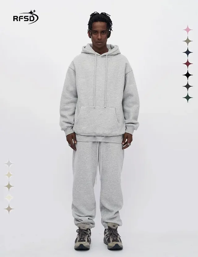 RFSD Men's 2025 A/W Fleece Hoodie & Pants Set Detail
