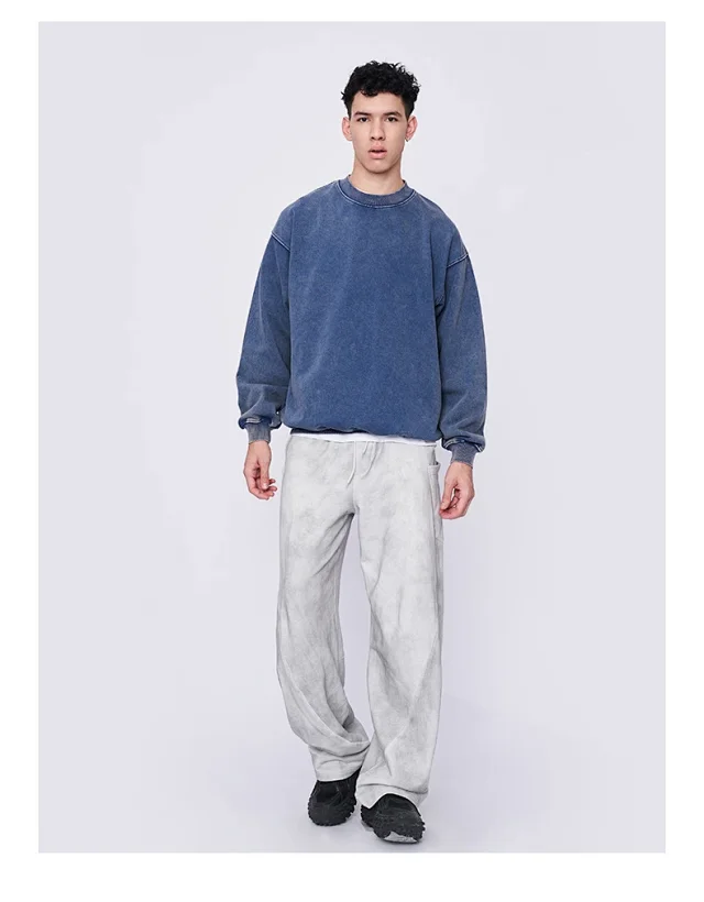 RFSD Men's 2025 FW Streetwear Crewneck Sweatshirt Detail