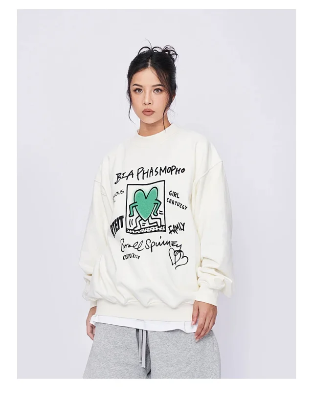 RFSD Men's | 2025 Autumn/Winter Loose Basic Sports Pullover Detail