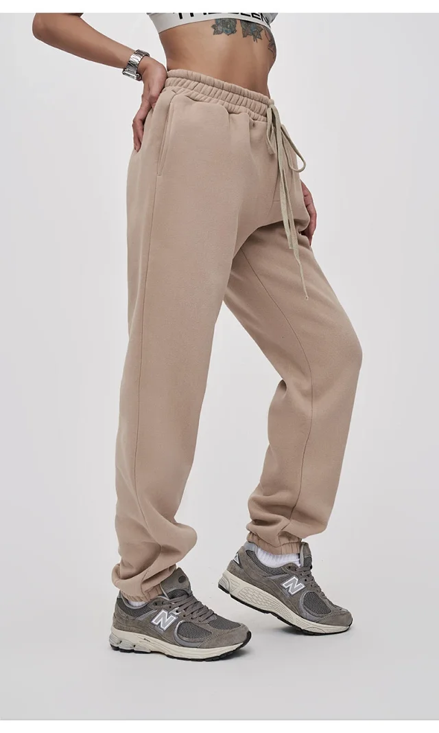 RFSD Men's 2025 FW Solid Fleece Joggers Hiphop Set Detail