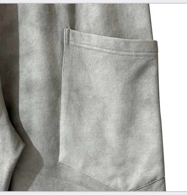 RFSD Men's 2025 Summer American White-Grey Dirty Wide-Leg Pants-High Street Design Distressed Versatile Detail