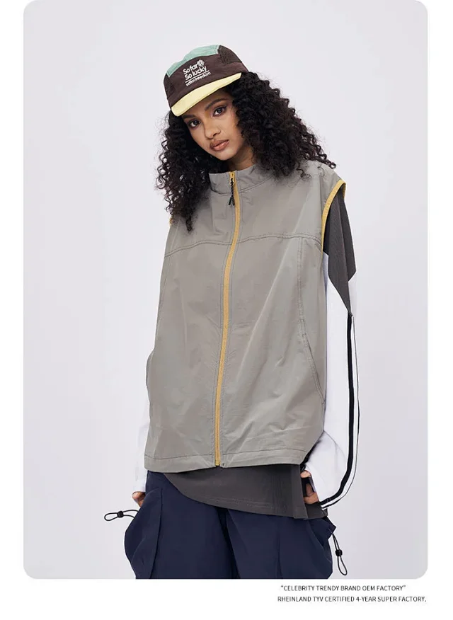 RFSD Men's | 2025 Spring/Summer Techwear Contrast Zip Vest Detail