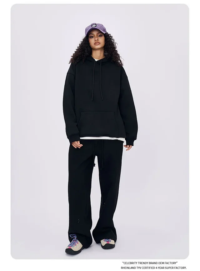 RFSD Men's | 2025 A/W New European and American Cross - Border Trendy Brand Solid - color Wide - leg Pants Detail