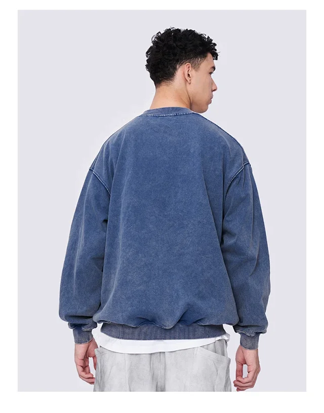 RFSD Men's 2025 FW Streetwear Crewneck Sweatshirt Detail