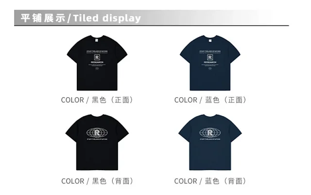 RFSD Men's R Vintage Print T-shirt 2025 SS Detail