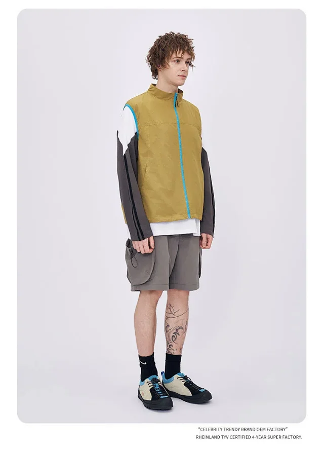 RFSD Men's | 2025 Spring/Summer Techwear Contrast Zip Vest Detail