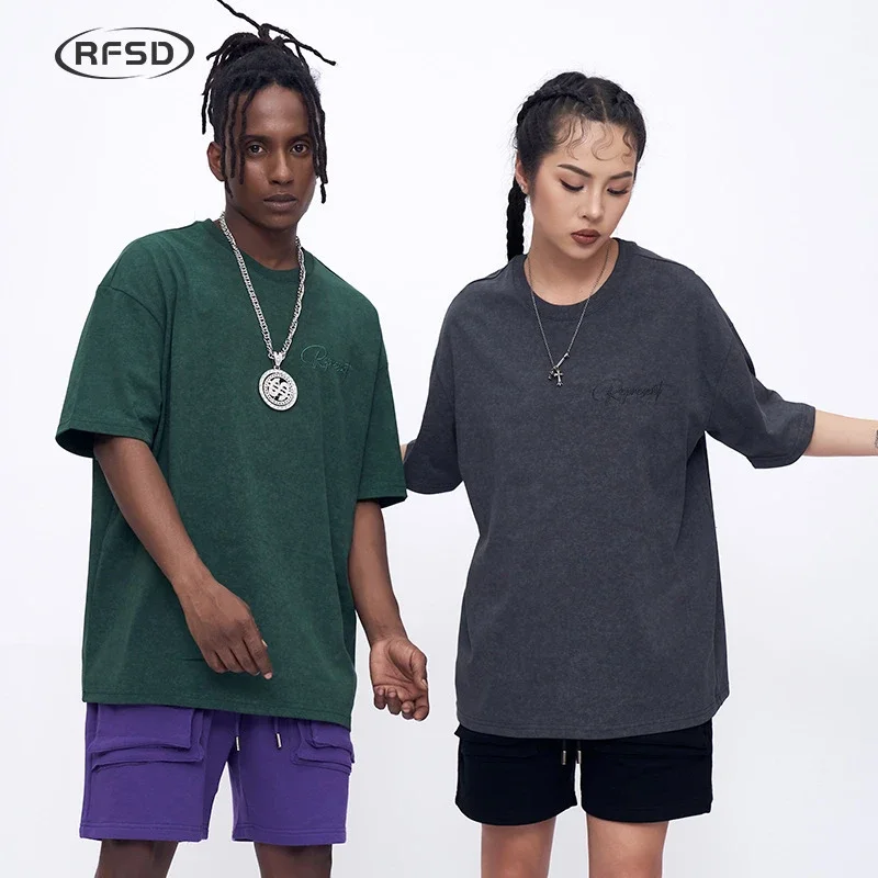 RFSD Men's Vintage Heavy - Embroidered Loose T - Shirt