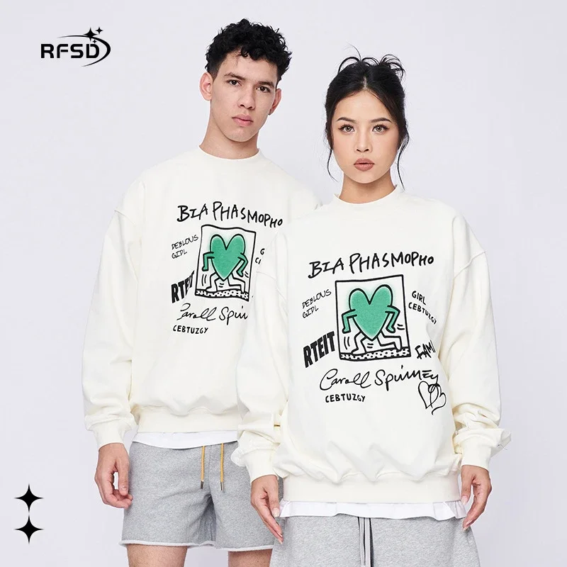 RFSD Men's | 2025 Autumn/Winter Loose Basic Sports Pullover