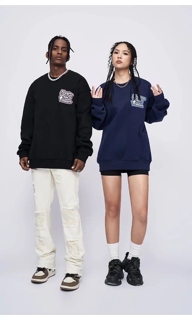 RFSD Men's Printed Crewneck Sweatshirt Detail