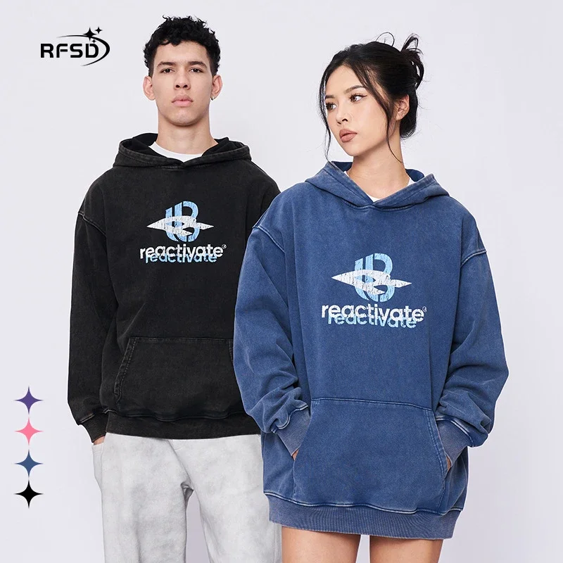 RFSD Men's 2025 Fall Wax Print Hoodie