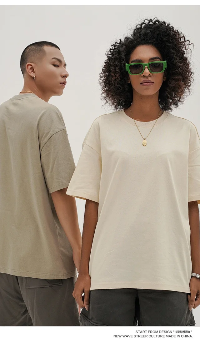 RFSD Men's | 2025 Summer Combed Cotton FOG Earth Tone 230G Loose Short-sleeve Trendy T-shirt Detail