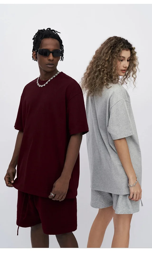 RFSD Men's 2025 Summer Wholesale Trendy Loose Solid Short-Sleeve T-shirt (7A Antibacterial High-Quality) Detail