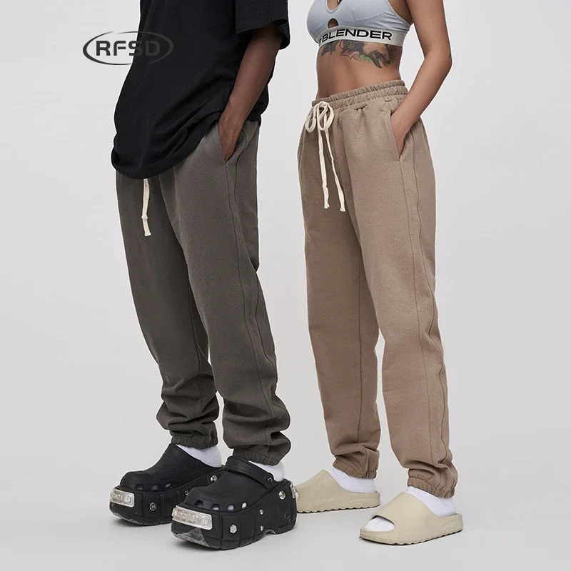 RFSD Men's 2025 Fall/Winter Earth Tone 420G Loose Straight Sweatpants