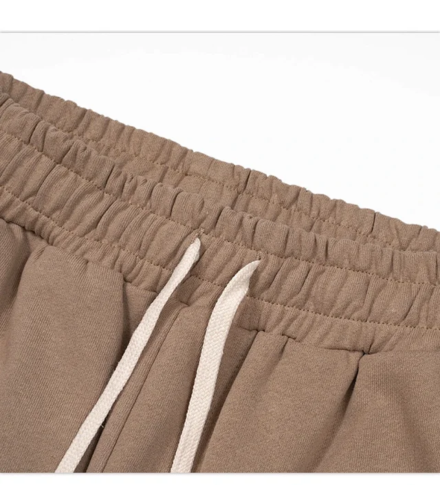 RFSD Men's 2025 Fall/Winter Earth Tone 420G Loose Straight Sweatpants Detail