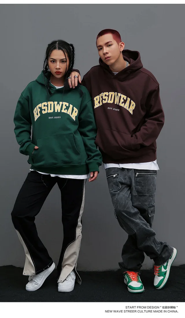 RFSD Men's 2025 Fall/Winter New Patchwork Sweatshirt Detail