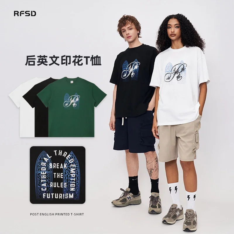 RFSD Men's | R-Print T-shirt 2025 Spring/Summer New