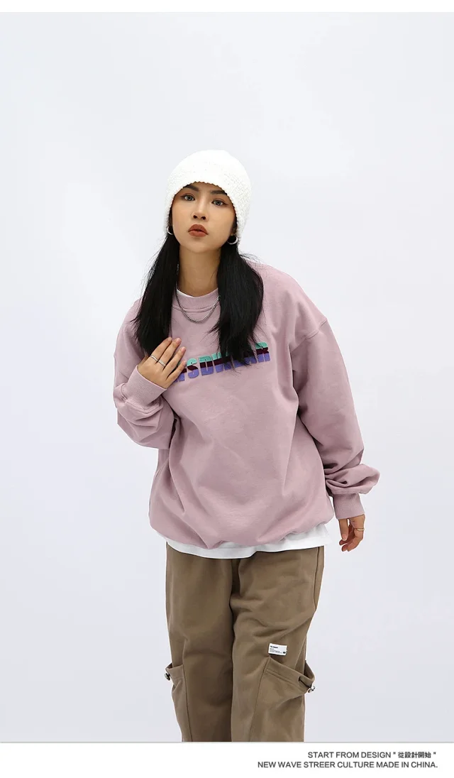 RFSD Men's 2025 A/W Streetwear Crewneck Sweatshirt Detail