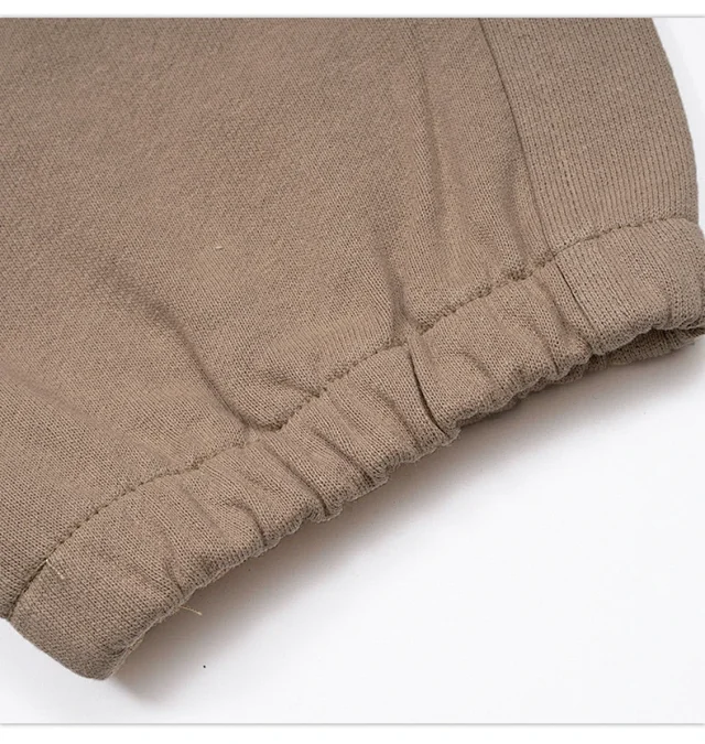 RFSD Men's 2025 Fall/Winter Earth Tone 420G Loose Straight Sweatpants Detail