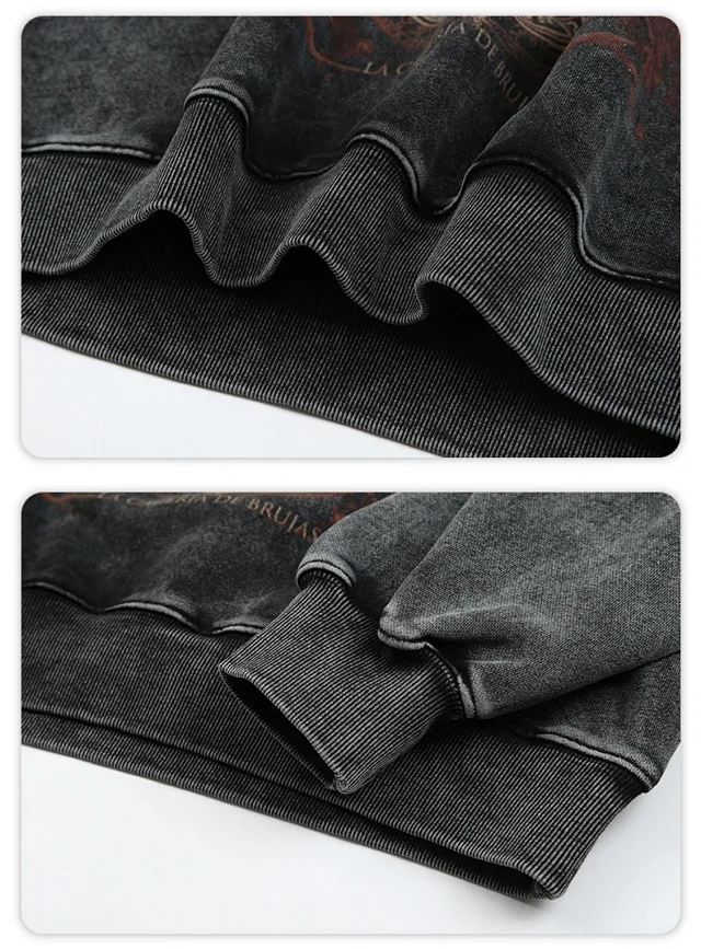 RFSD Men's Heavyweight Streetwear Hoodie Detail