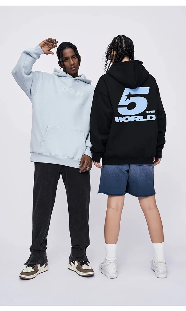 RFSD 2025 FW Men's 430G Cotton Hoodie Detail