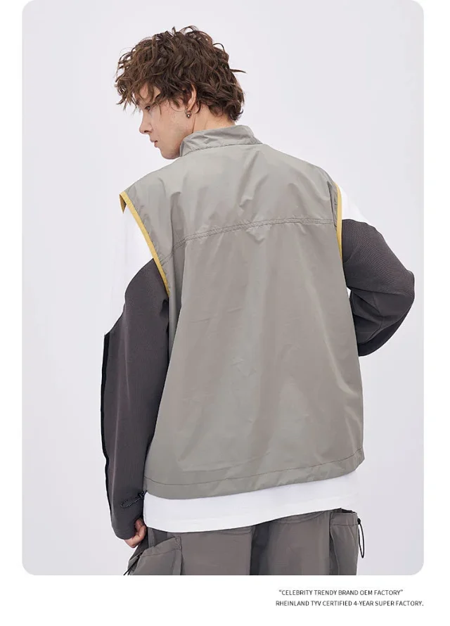 RFSD Men's | 2025 Spring/Summer Techwear Contrast Zip Vest Detail