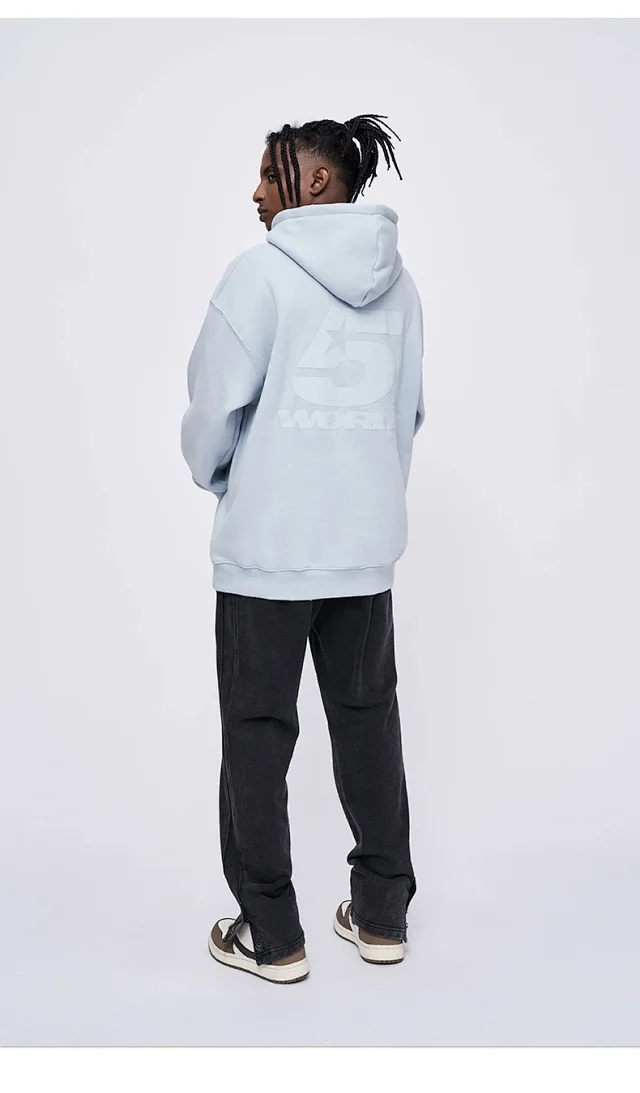 RFSD 2025 FW Men's 430G Cotton Hoodie Detail