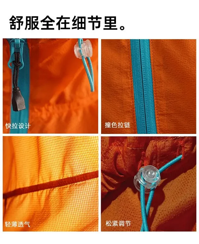 RFSD Men's 2025 Summer Outdoor UPF50+ Skin Coat Detail