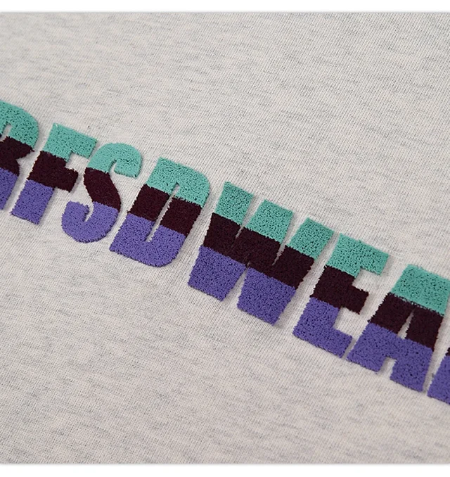 RFSD Men's 2025 A/W Streetwear Crewneck Sweatshirt Detail