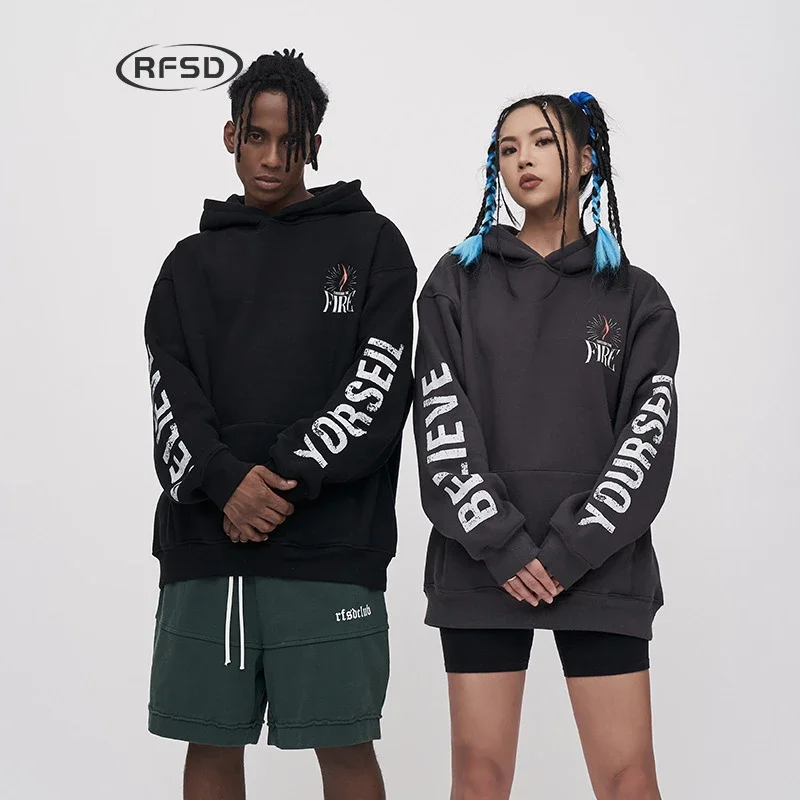 RFSD Men's 2025 Autumn New Loose Hoodie