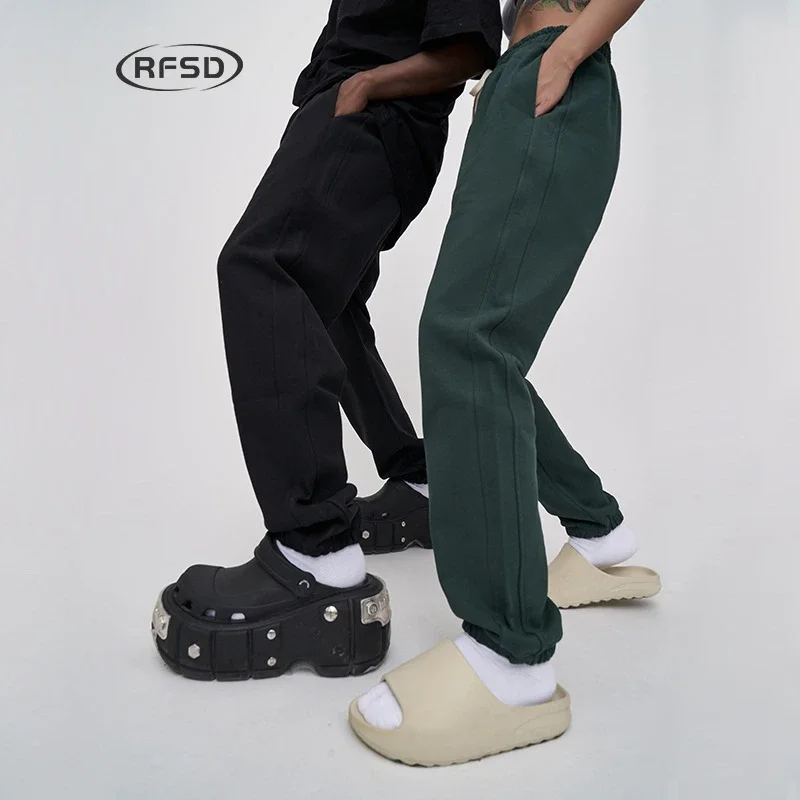 RFSD Men's 2025 Fall/Winter Earth Tone 420G Loose Straight Sweatpants