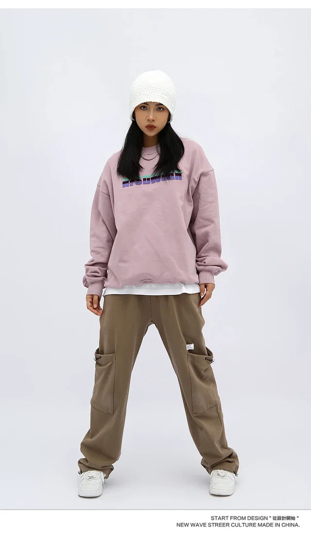 RFSD Men's 2025 A/W Streetwear Crewneck Sweatshirt Detail
